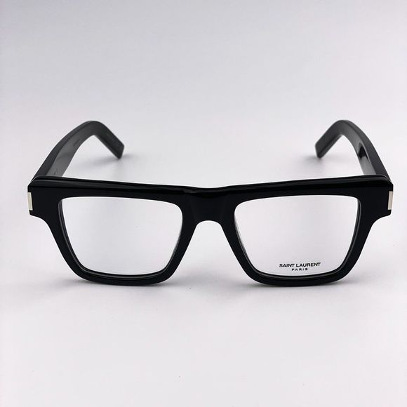 Saint Laurent  SL 469 Wave 001 Sunglasses Black Smoke Square Unisex - Picture 4 of 12